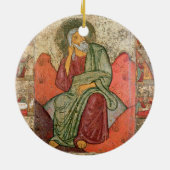 予言者エリヤのプスコフの学校(パネル) セラミックオーナメント (裏面)