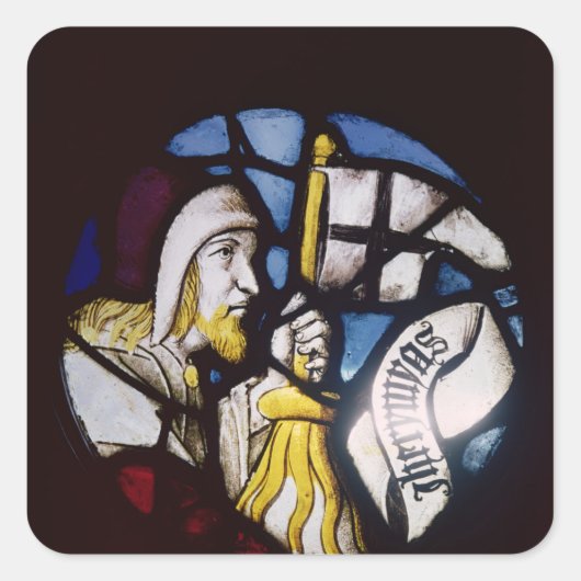 予言者ジェレミア、15世紀のRoundel スクエアシール (正面)