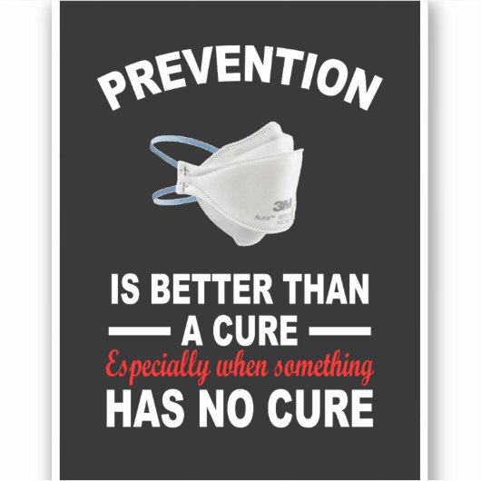 予防は治療より良い… シール (正面)