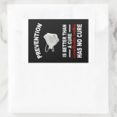 予防は治療紙のシールより良い 長方形シール (バッグ)