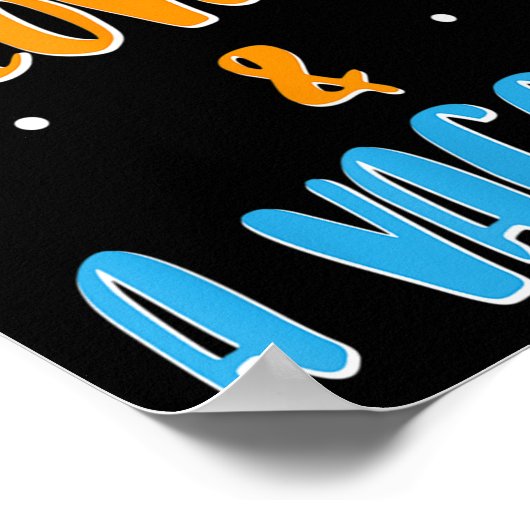 予防接種おもしろいユーモアのジョークのグラフィック引用文Peace Lo ポスター (角)