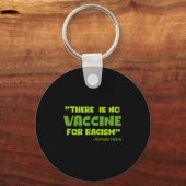 予防接種おもしろいユーモグラフィーカマラハリス引用文 キーホルダー (正面)