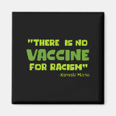 予防接種おもしろいユーモグラフィーカマラハリス引用文 マグネット (正面)