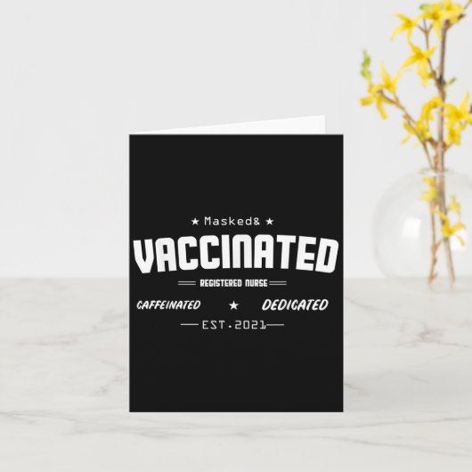 予防接種おもしろいユーモグラフィ引用文登録Nu カード (黄色い花)