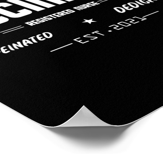 予防接種おもしろいユーモグラフィ引用文登録Nu ポスター (角)