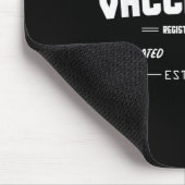 予防接種おもしろいユーモグラフィ引用文登録Nu マウスパッド (コーナー)