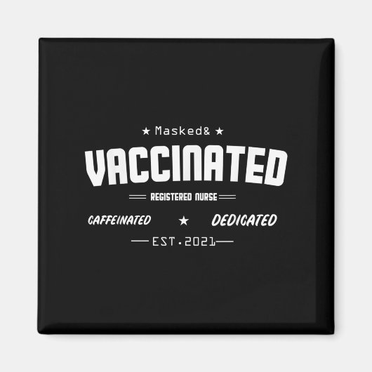 予防接種おもしろいユーモグラフィ引用文登録Nu マグネット (正面)