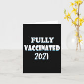 予防接種おもしろい引用文プロワクチン接種2021 カード (黄色い花)