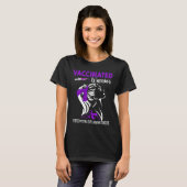予防接種された戦士線維筋痛認識度 Tシャツ (正面フル)