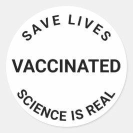 予防接種され、科学実在は生救きてクールいる ラウンドシール