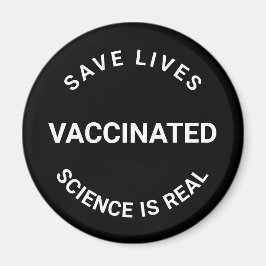 予防接種され、科学実在は黒い生活を送る マグネット