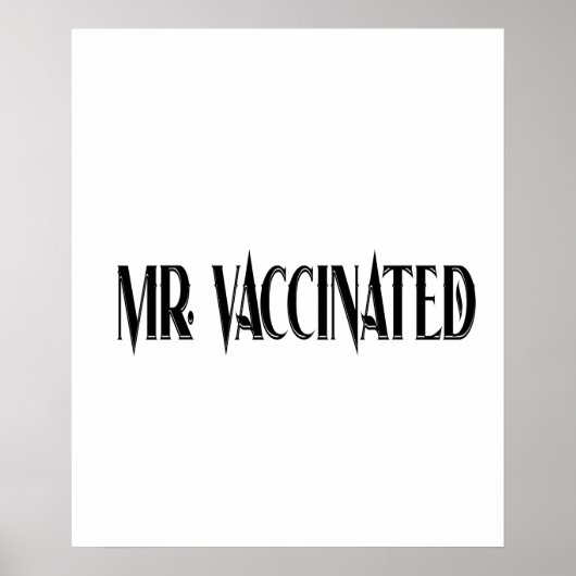 予防接種を受けた ポスター (正面)