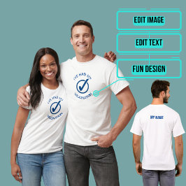 予防接種を受けた Tシャツ