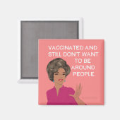 予防接種を受けていても人になりたくなのまわりにい マグネット (正面/裏面)