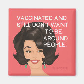 予防接種を受けていても人になりたくなのまわりにい マグネット (正面)