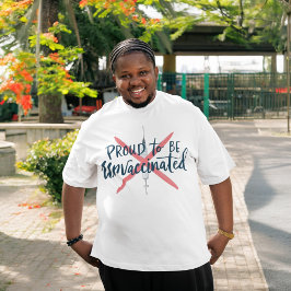 予防接種を受けていないティー Tシャツ