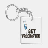 予防接種を受ける キーホルダー (正面左)