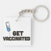 予防接種を受ける キーホルダー (裏面)