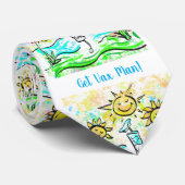 予防接種を受ける ネクタイ (ロール)