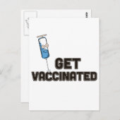 予防接種を受ける ポストカード (正面/裏面)