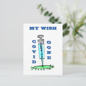 予防接種を受ける ポストカード (スタンド正面)