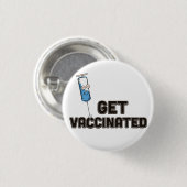 予防接種を受ける 缶バッジ (正面&裏面)