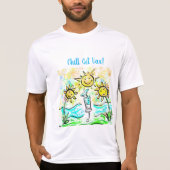 予防接種を受ける Tシャツ (正面)
