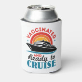 予防接種を受け、クルーズの準備が整った 缶クーラー (缶裏面)