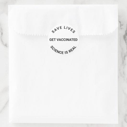 予防接種を受け、科学実在は生き救ているカスタムこと ラウンドシール (バッグ)