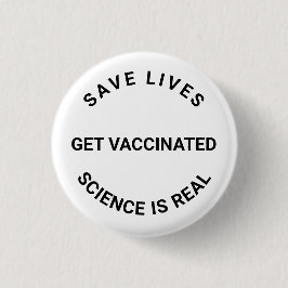 予防接種を受け、科学実在は生き救ているカスタムこと 缶バッジ