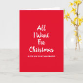 予防接種クリスマス カード (黄色い花)