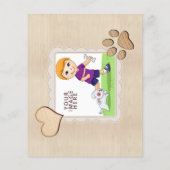 予防接種チャート木製背景 (裏面)