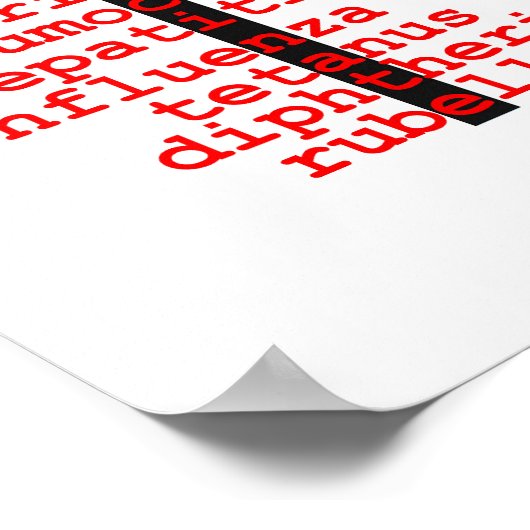 予防接種ポスター ポスター (角)