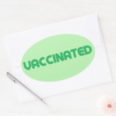 予防接種ラベル 楕円形シール (封筒)