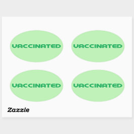 予防接種ラベル 楕円形シール