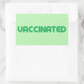 予防接種ラベル 長方形シール (バッグ)