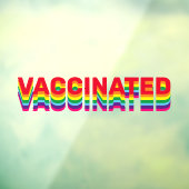 予防接種レインボーゲイ同性愛者プライドカスタム文字 ウィンドウサイン (シート3)