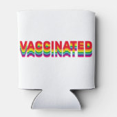 予防接種レインボーレトロカラープライドlgbtゲイ 缶クーラー (裏面)