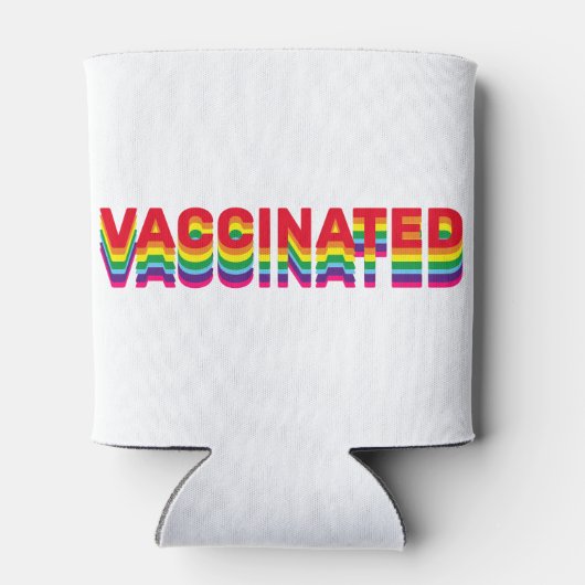 予防接種レインボーレトロカラープライドlgbtゲイ 缶クーラー (裏面)