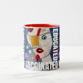 予防接種教育 ツートーンマグカップ (中央)