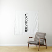 予防接種、カスタマイズ可能な白黒 タペストリー (インサイチュ(横))