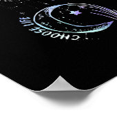 予防認識度ライフを選択セミコロンゴシック ポスター (角)