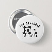 争いが起こる怠け実在者 缶バッジ (正面&裏面)