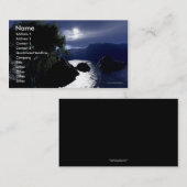 争いの名刺のテンプレートの不在 名刺 (正面/裏面)