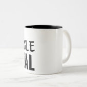 争いは黒実在縁だ ツートーンマグカップ (正面右)