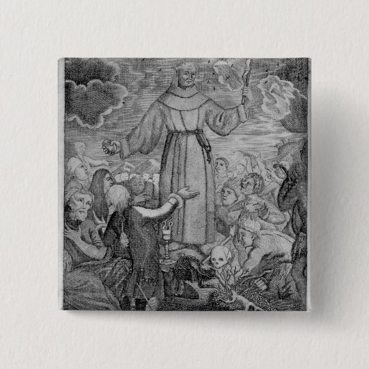 争いJunipero Serra 缶バッジ (正面)