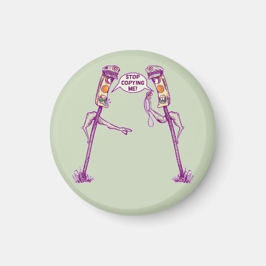 争っている信号 マグネット (正面)