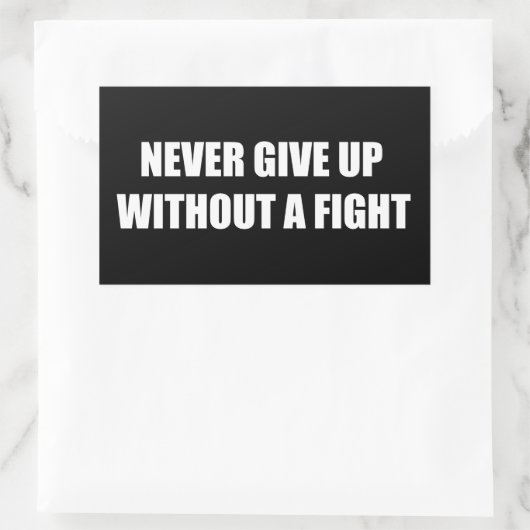 争与えうことなく起きない 長方形シール (バッグ)