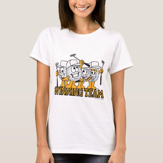 争奪の勝利ゴルフチーム Tシャツ (正面)