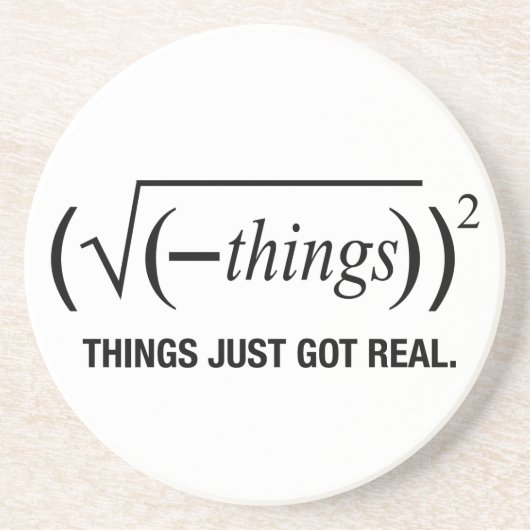 事のちょうど得られた実質 コースター (正面)